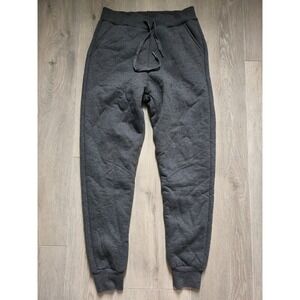 YEOKOU Women's Size Small Sherpa-Lined Fleece Sweatpants Joggers Gray Warm Soft